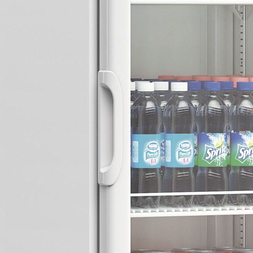 Refrigerador Vertical Porta De Vidro 570L GRV-57 BR Branco  Ar Forcado 220v - Gelopar