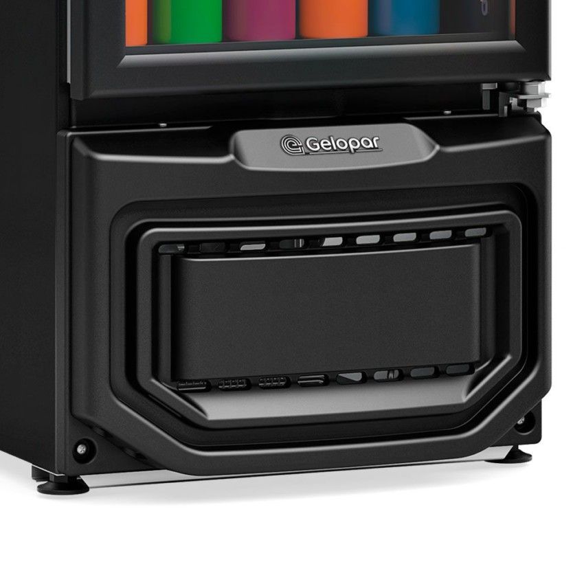 Refrigerador Vertical Conveniência 230 Litros Ar Forçado All Black GRV-23 LB 220v - Gelopar