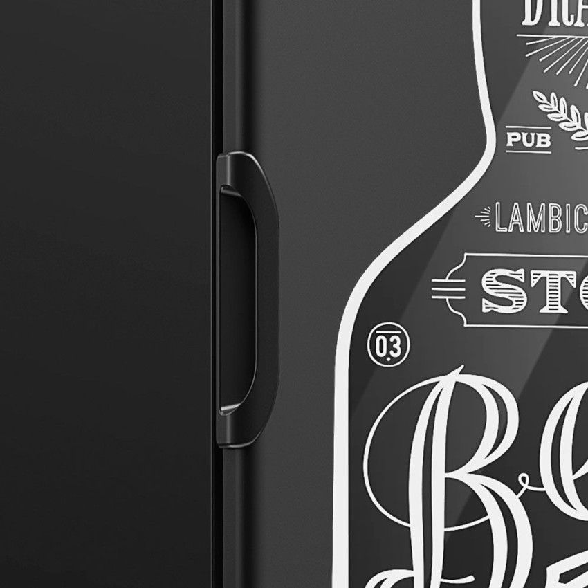 Cervejeira Vertical Porta Cega 410 Litros - 144 Garrafas 600ml GRBA-400 PR Preta 220v - Gelopar
