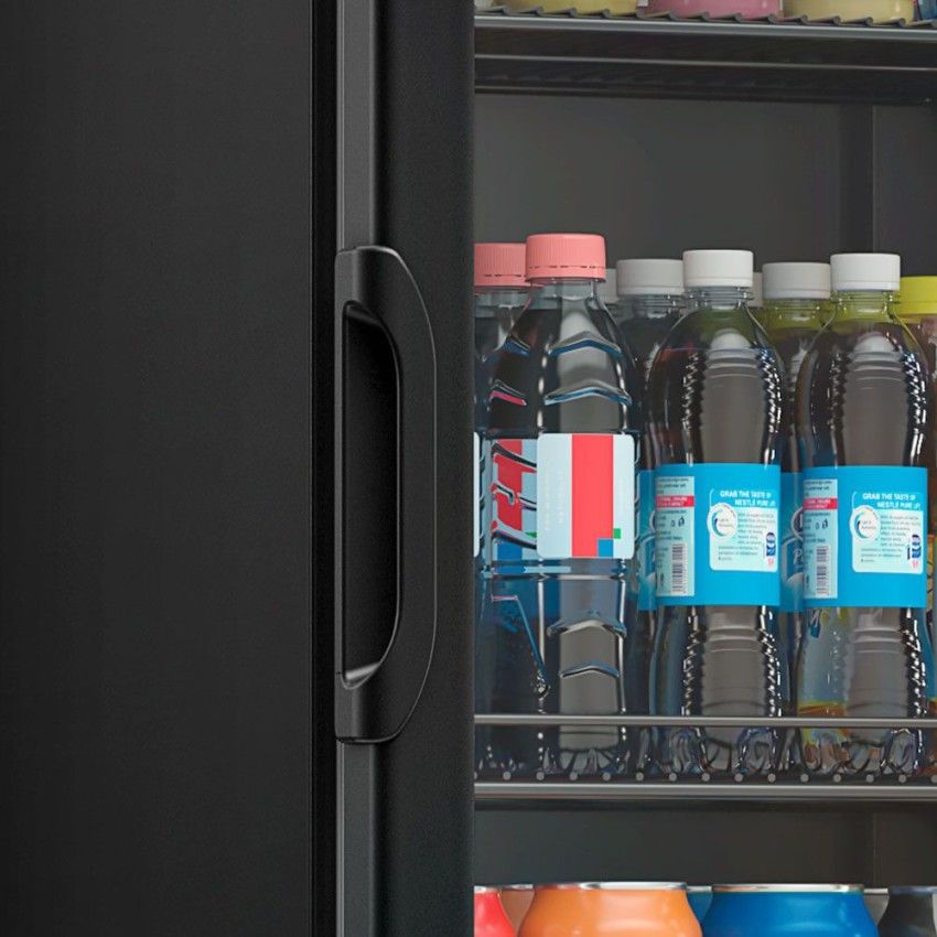 Refrigerador Vertical Conveniência 230 Litros Ar Forçado All Black GRV-23 LB 220v - Gelopar