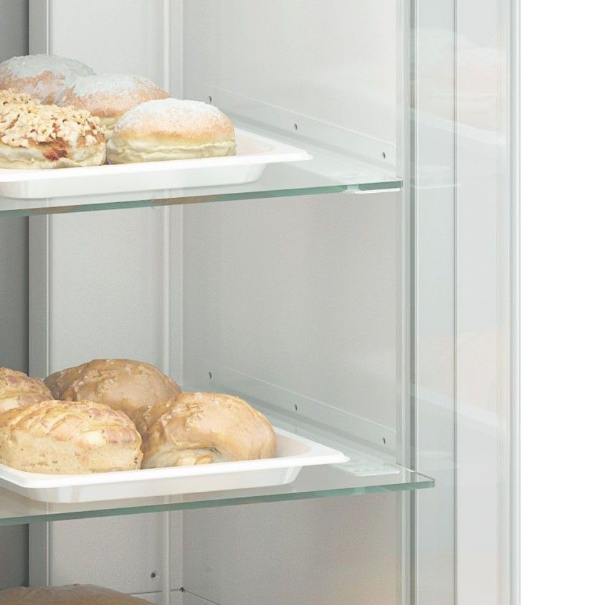 Balcão Vitrine Neutra Aurora - 1,40M MPNA-140 R Preta 220v - Gelopar