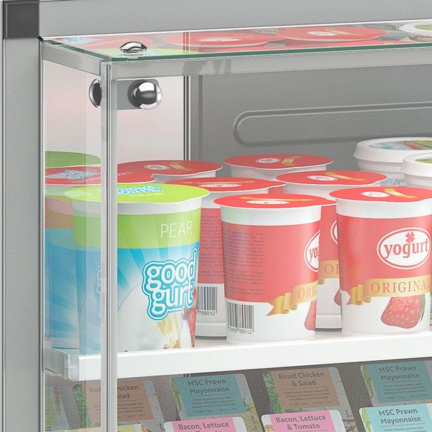 Vitrine Refrigerada Universal - 1,72m GPDA-175R Preta 220v - Gelopar