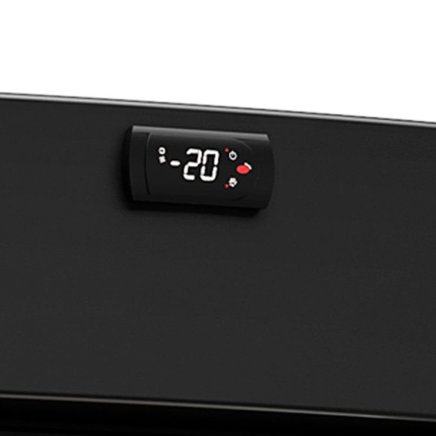Freezer Vertical Porta de Vidro Duplo Temperado Esmeralda 578 Litros GFA-57 LB PR Preto 220v - Gelopar