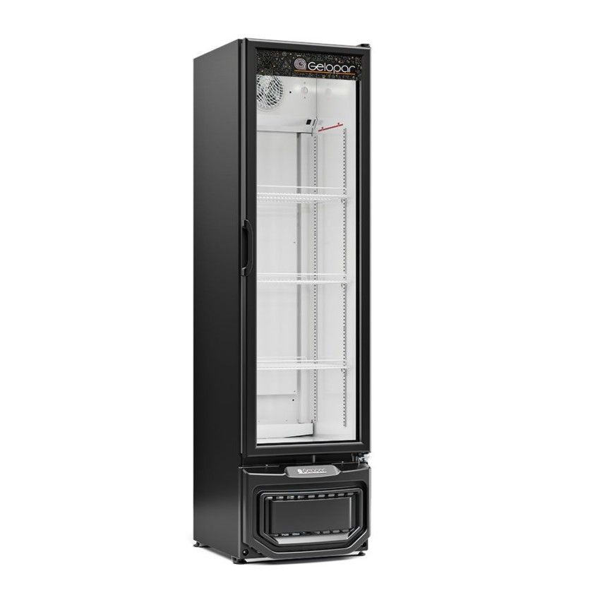 Refrigerador Expositor Vertical 228 Litros GPTU-230 PR Preto 220v - Gelopar