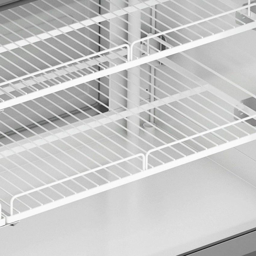 Vitrine Refrigerada Ar Forçado - 1,72m GPFA-175R Preta 220v - Gelopar