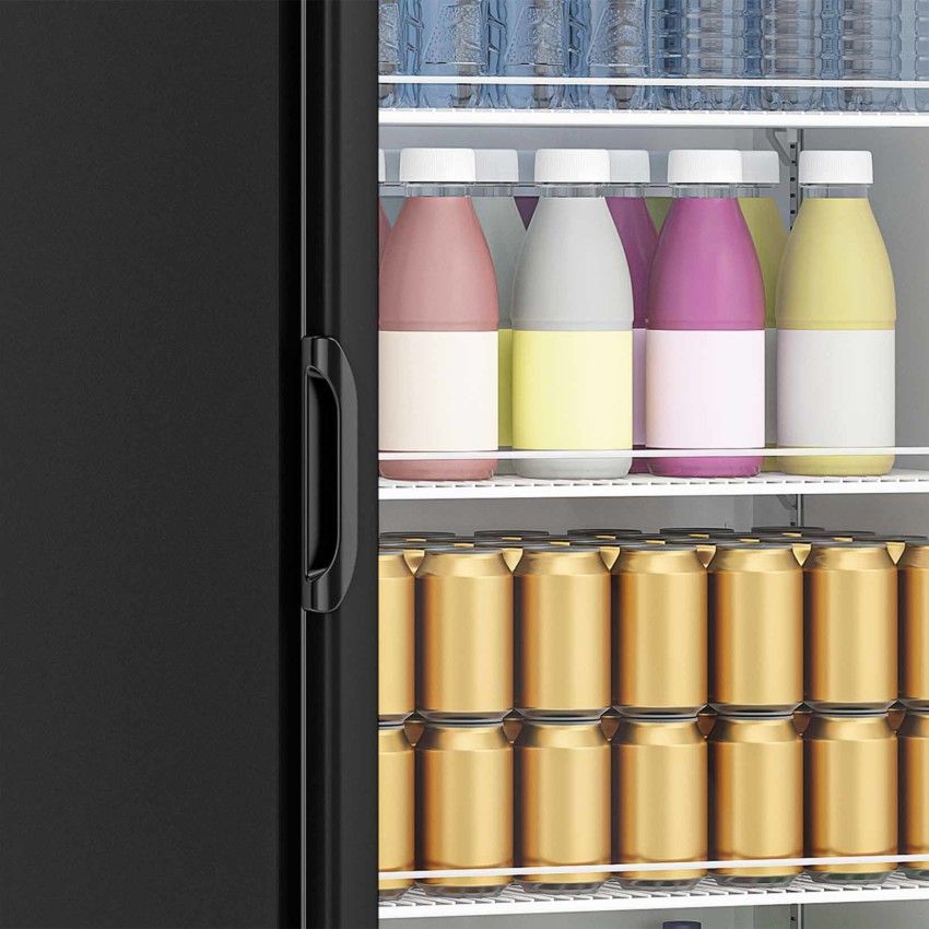 Refrigerador Expositor Vertical 414 Litros - Placa Fria GPTU-40 EL PR 220v - Gelopar
