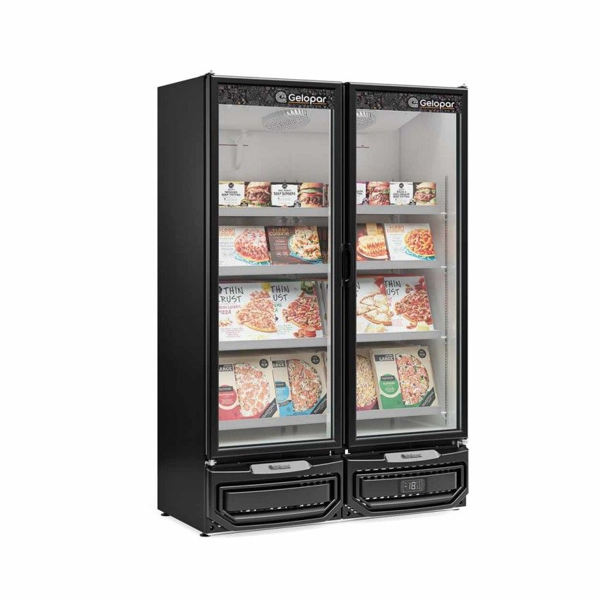 Conservador Vertical Conveniência 2 Portas 957L GCVC-950 EL PR 220v - Gelopar