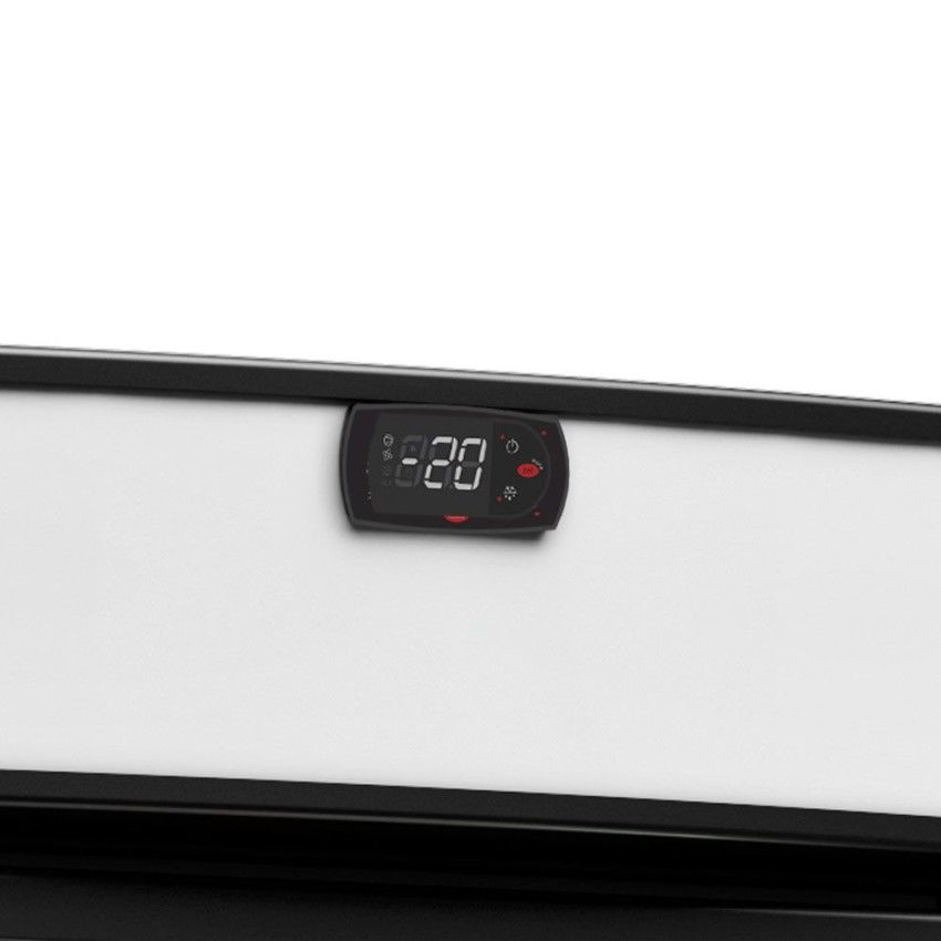Freezer Vertical Frost Free Porta de Vidro Duplo Temperado 578 Litros GFI-57 LP PR Preto 220v Gelopar