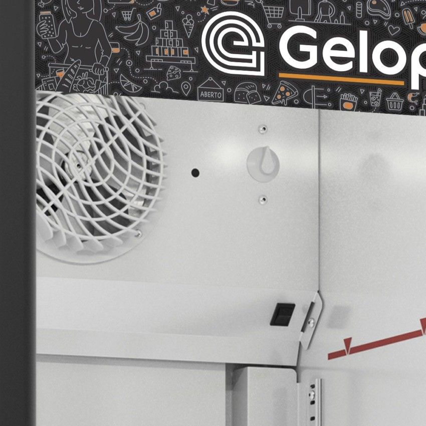 Refrigerador Expositor Vertical 228 Litros GPTU-230 PR Preto 220v - Gelopar