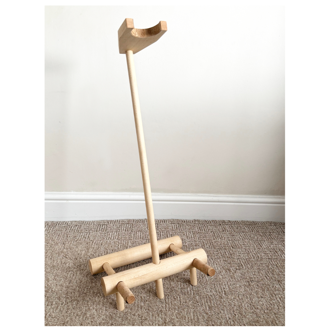 Maple Dowel guitar stand