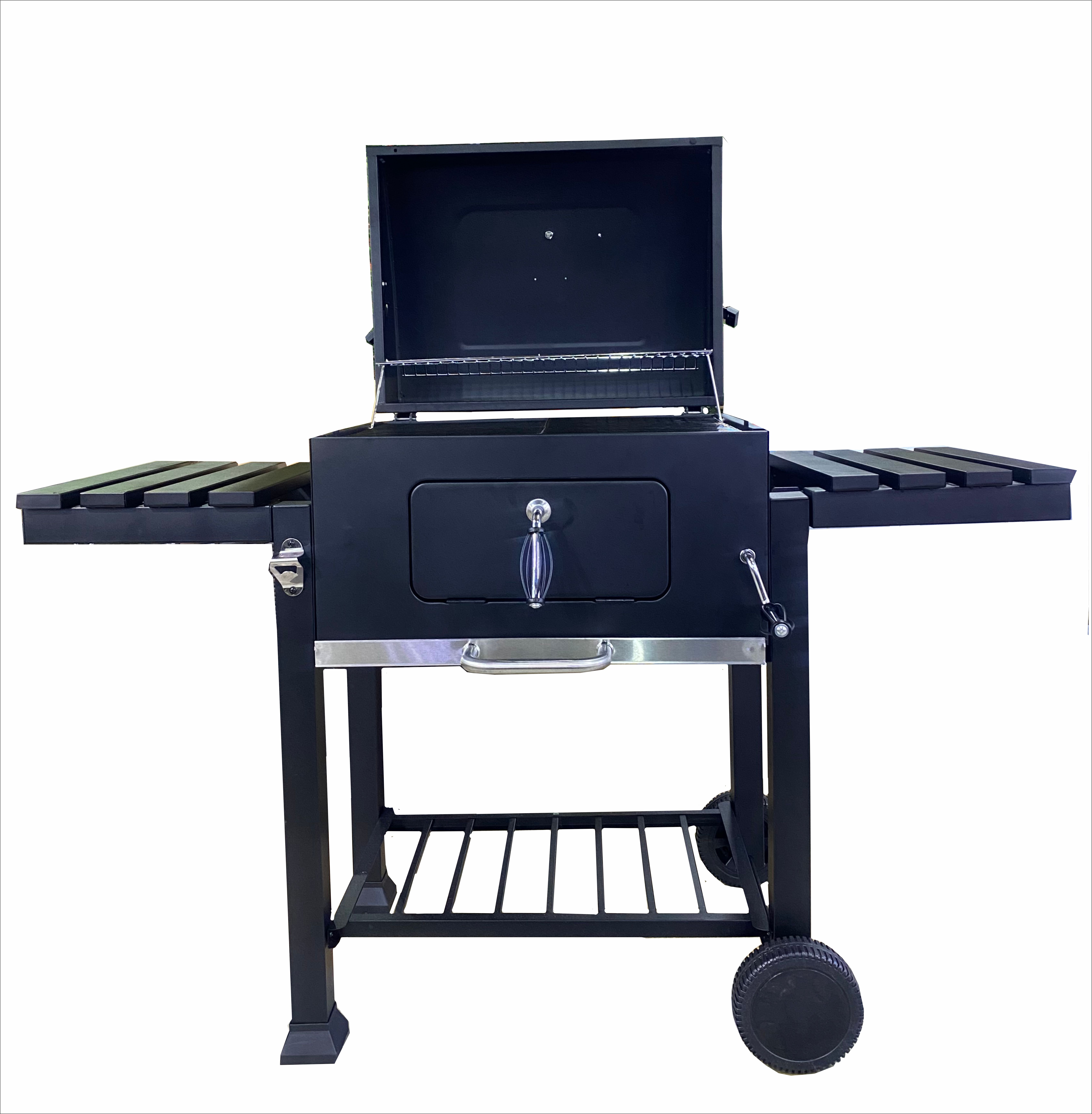 BBQ Stand With Equipment Charcoal Barbecues