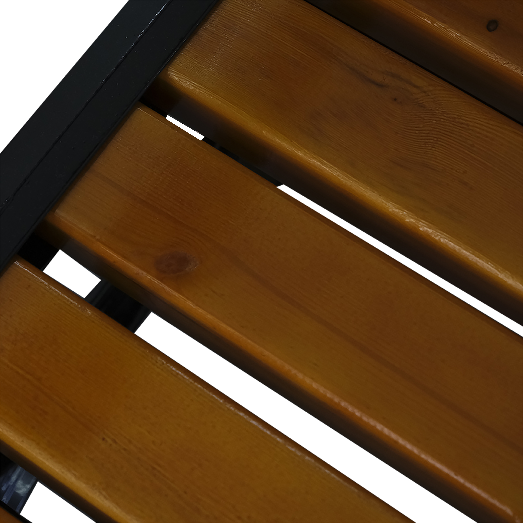 Wood Garden Bench With Back