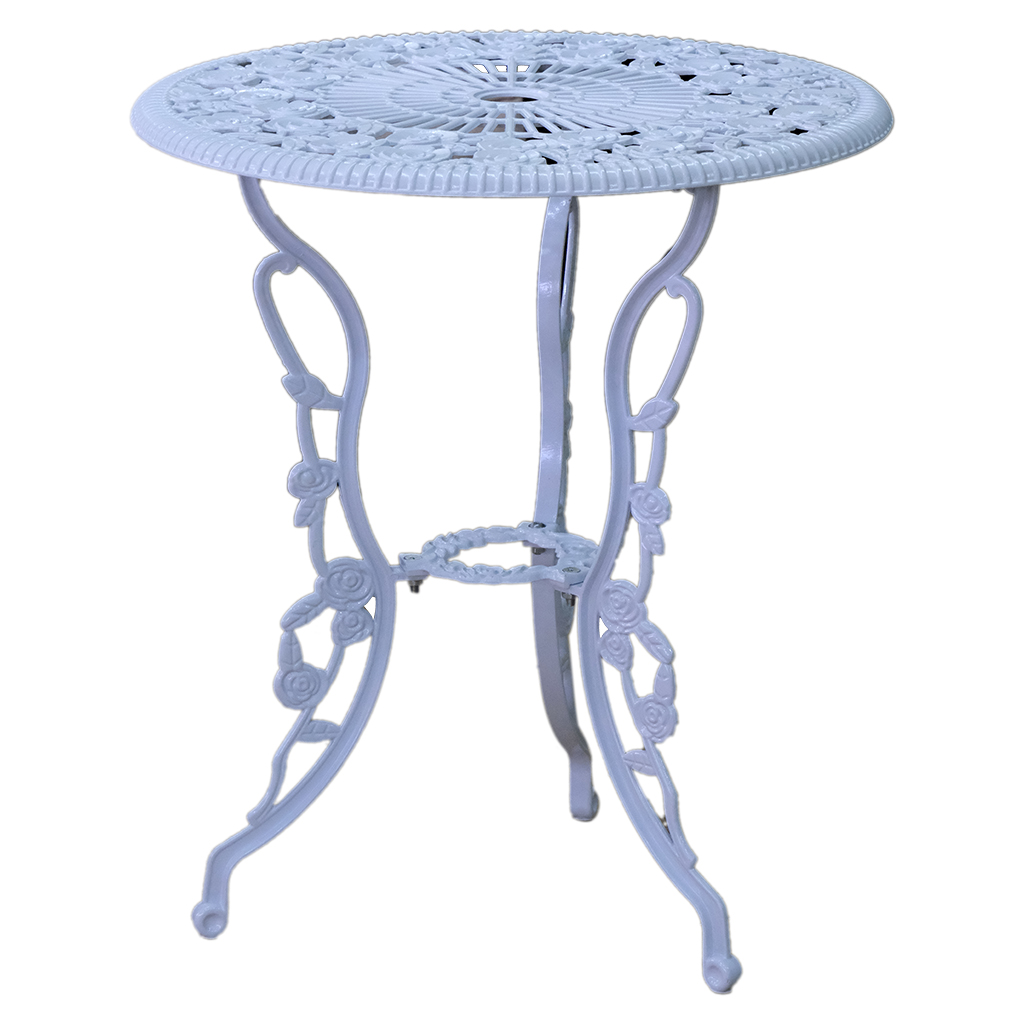 Cast Aluminum White Balcony Set