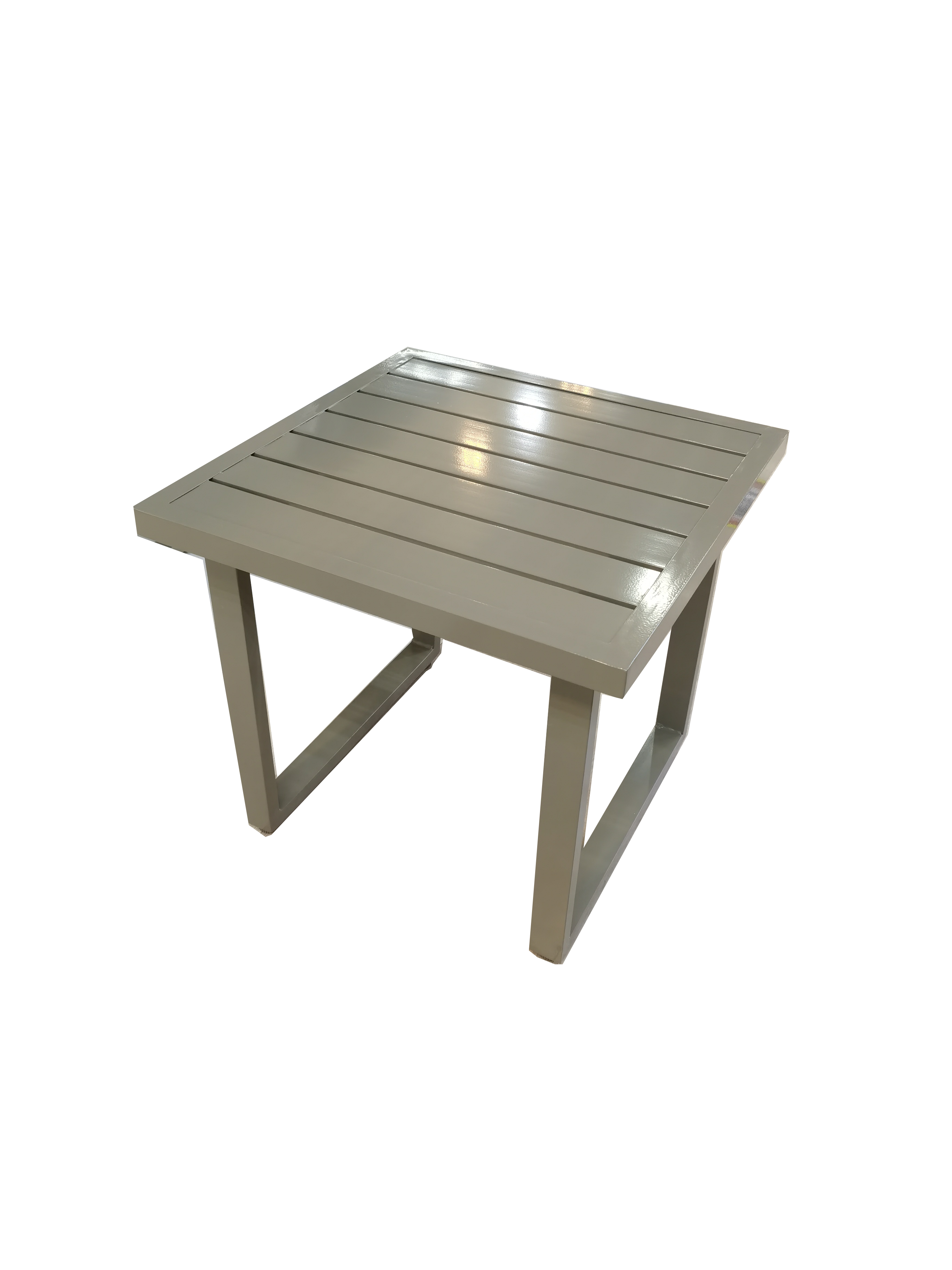 Aluminium 7 Seater Beige Rope Lounge Set With Coffee Table & Side Table