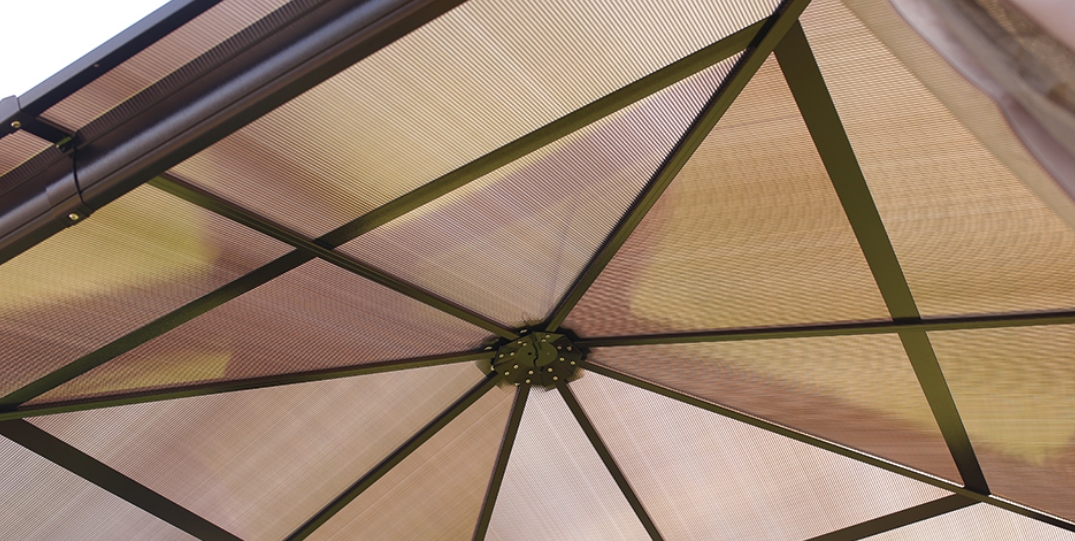 3*3cm Fiber Top Gazebo With Mosquito Net and Curtain (1 Year Warranty)