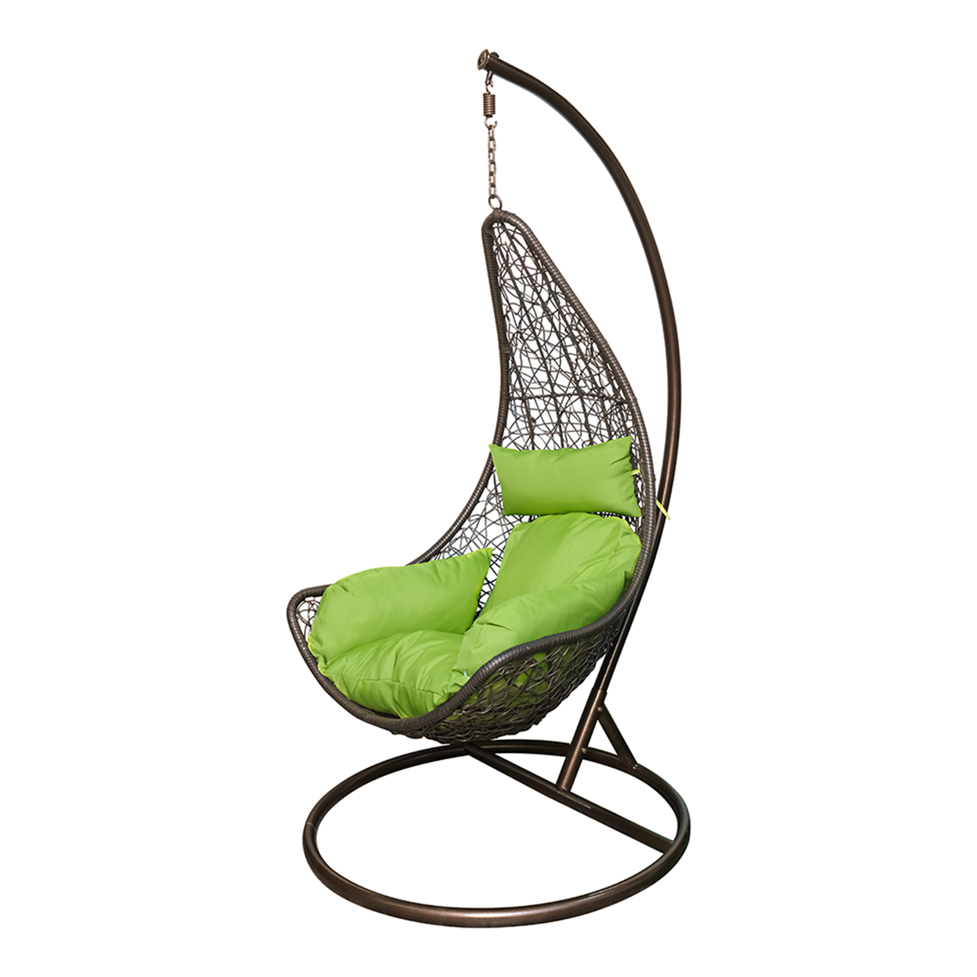 Rattan Single Swing With Cushion (1 Year Warranty)