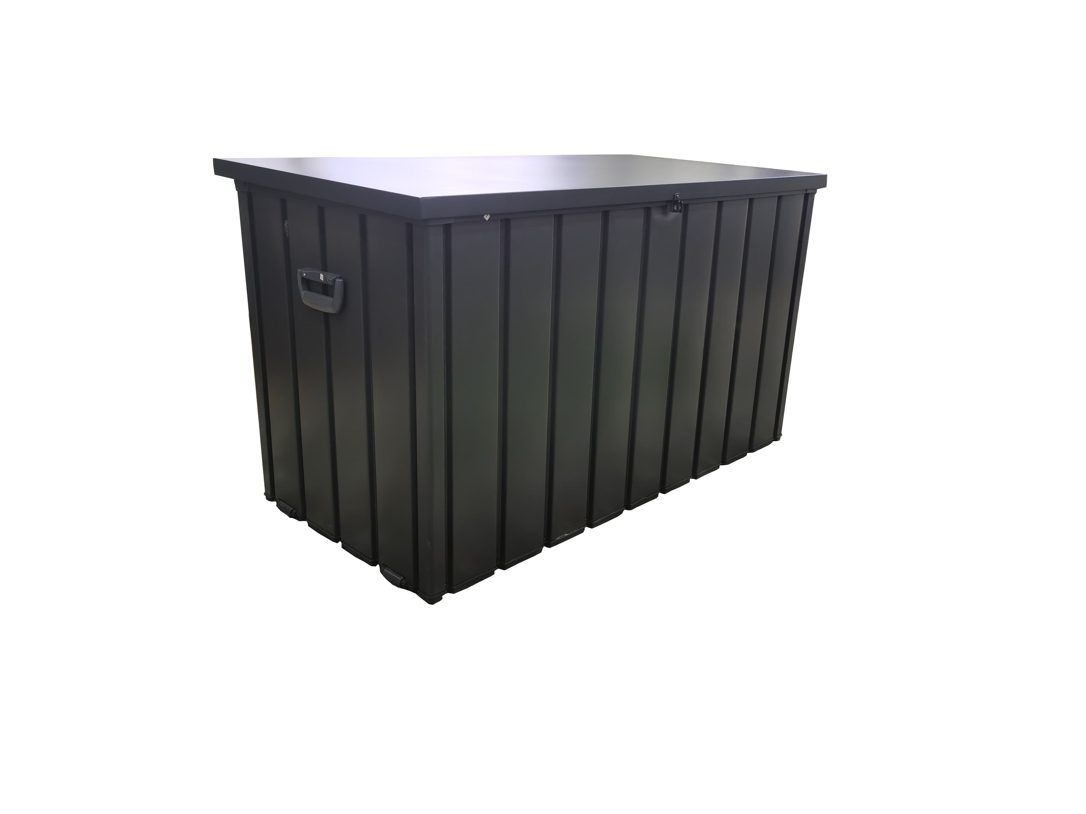 Dark Grey Steel Storage Box / Cushion Box