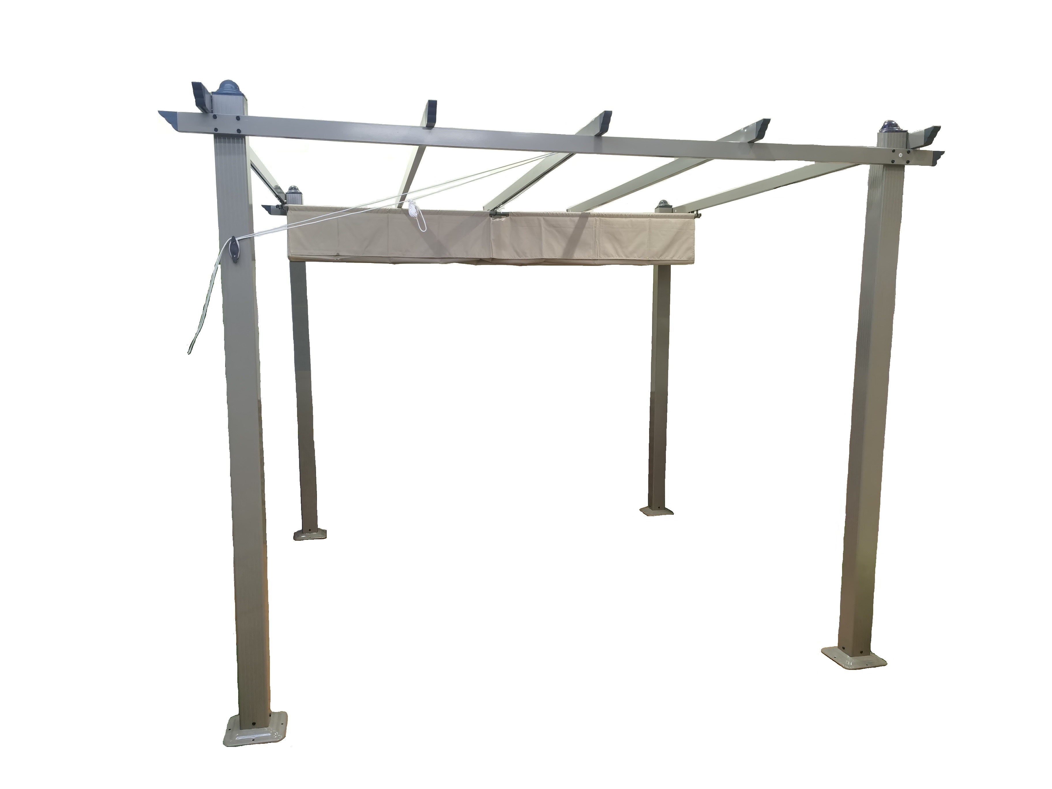 3*4 Meter Aluminium Gazebo With Beige Fabric(1 Year Warranty)