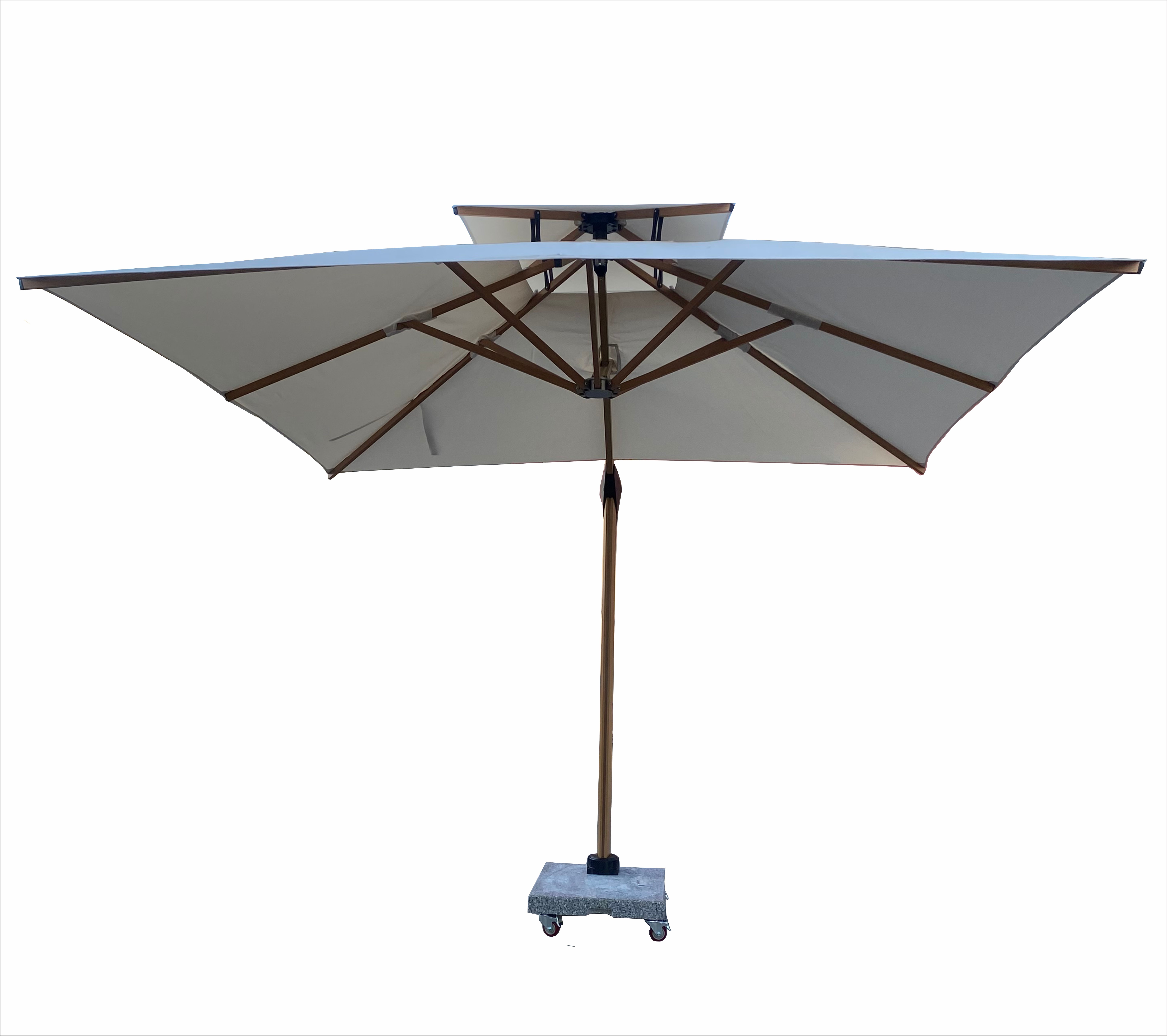3X3M Hydraulic Umbrella With 90kg Wheels Base & 2 Years Warranty