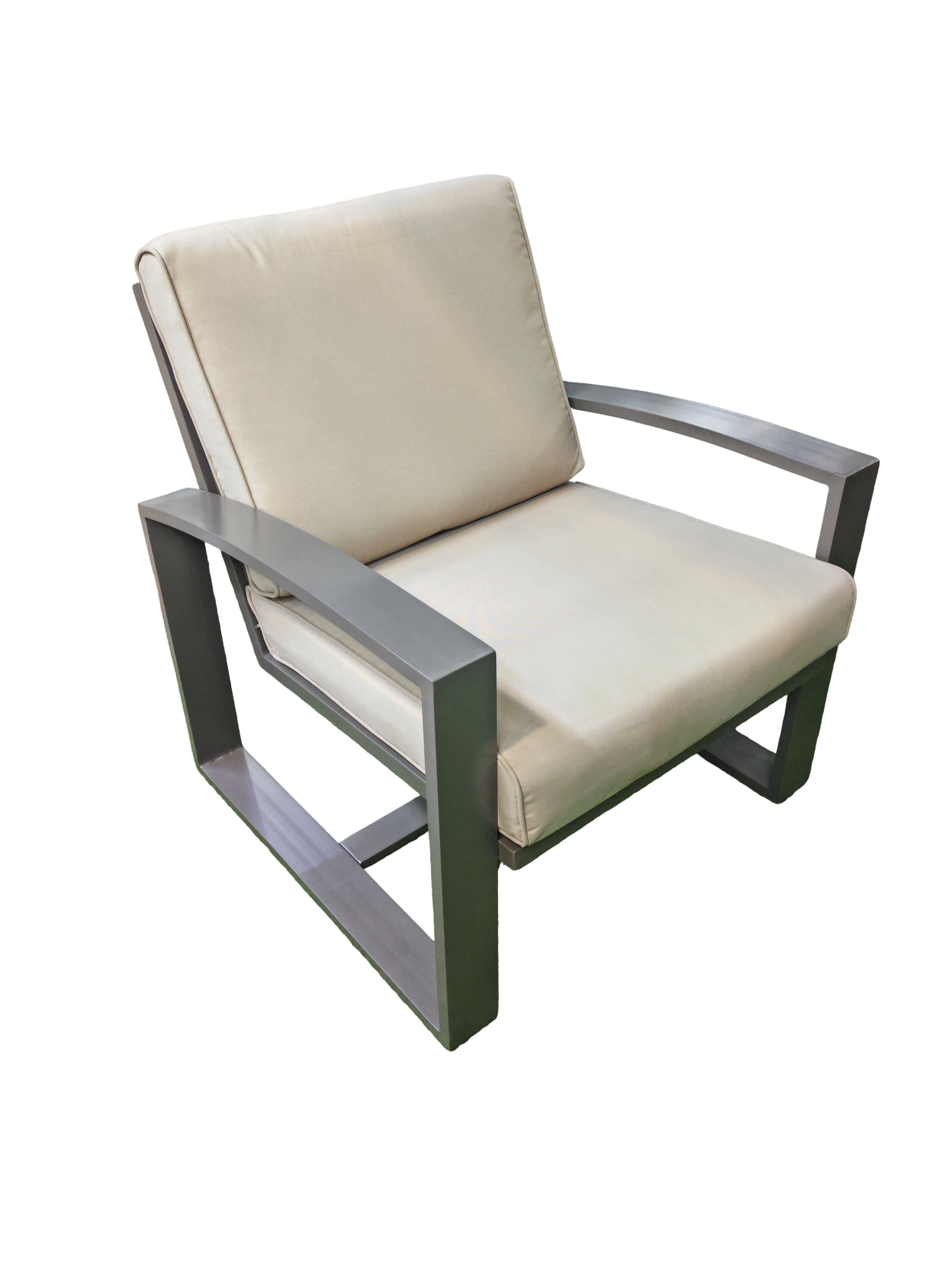 7 Seater Grey Aluminum Lounge Set (1 Year Warranty)