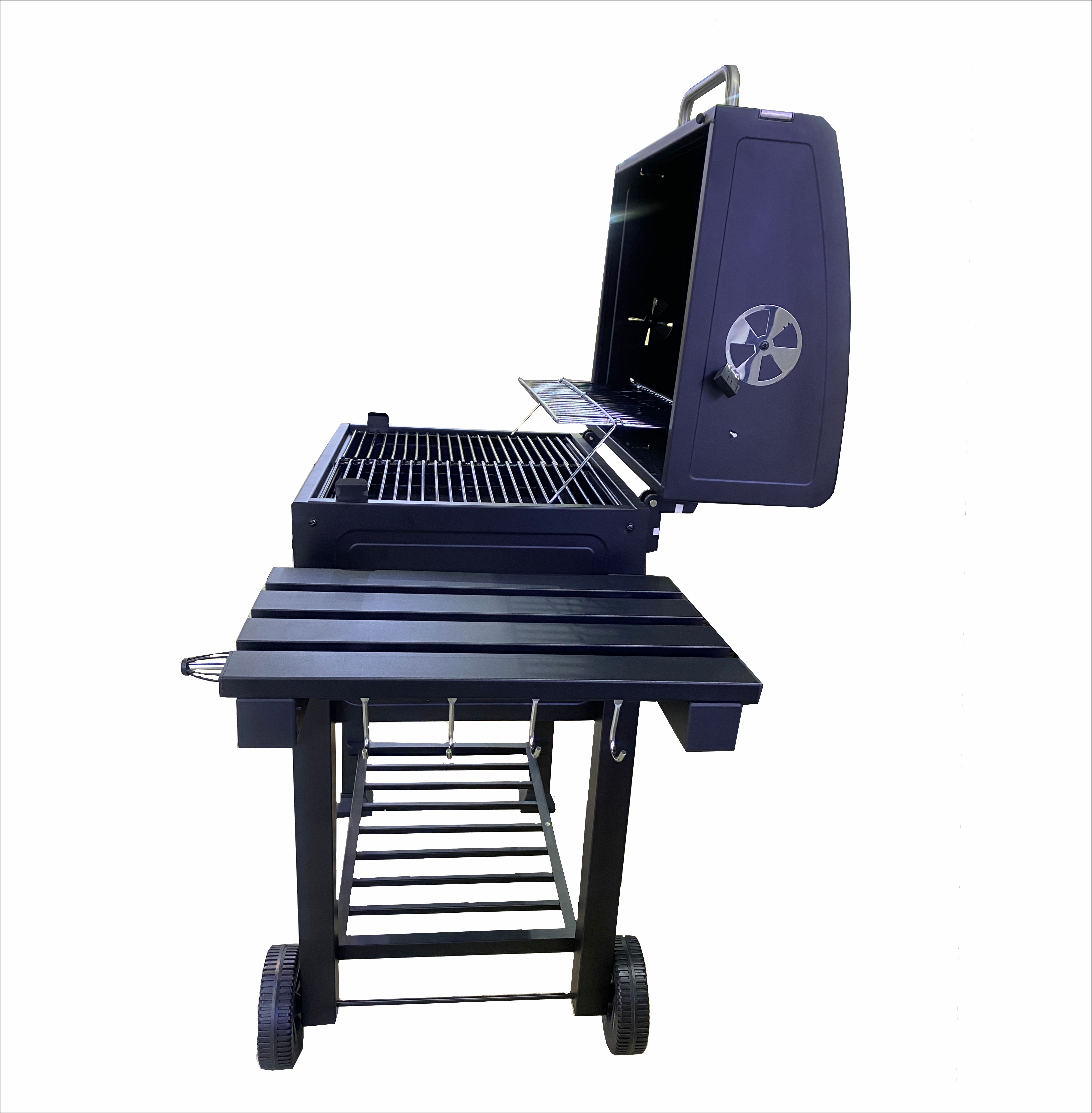 BBQ Stand With Equipment Charcoal Barbecues