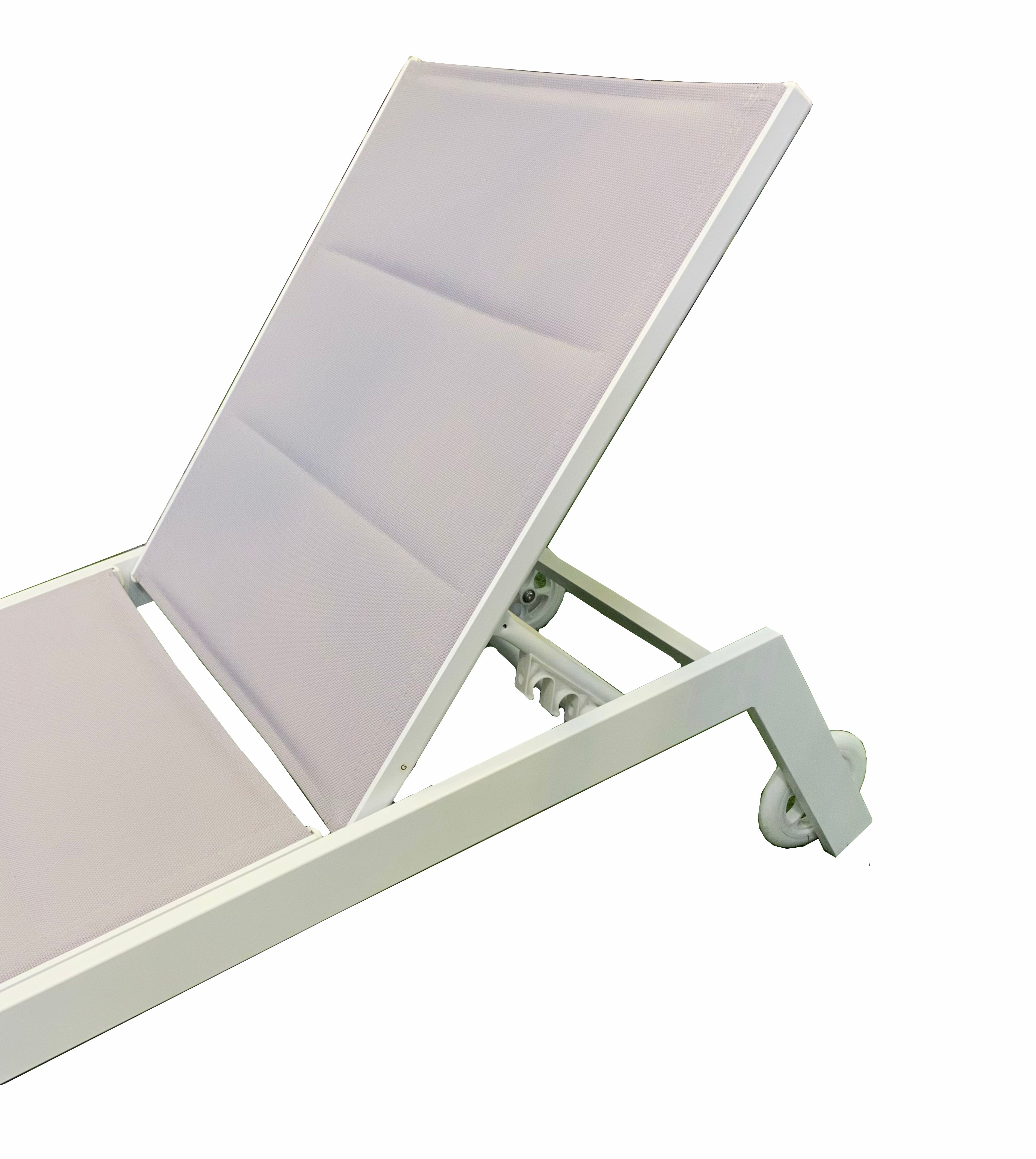 White Color Aluminum Sun Lounger