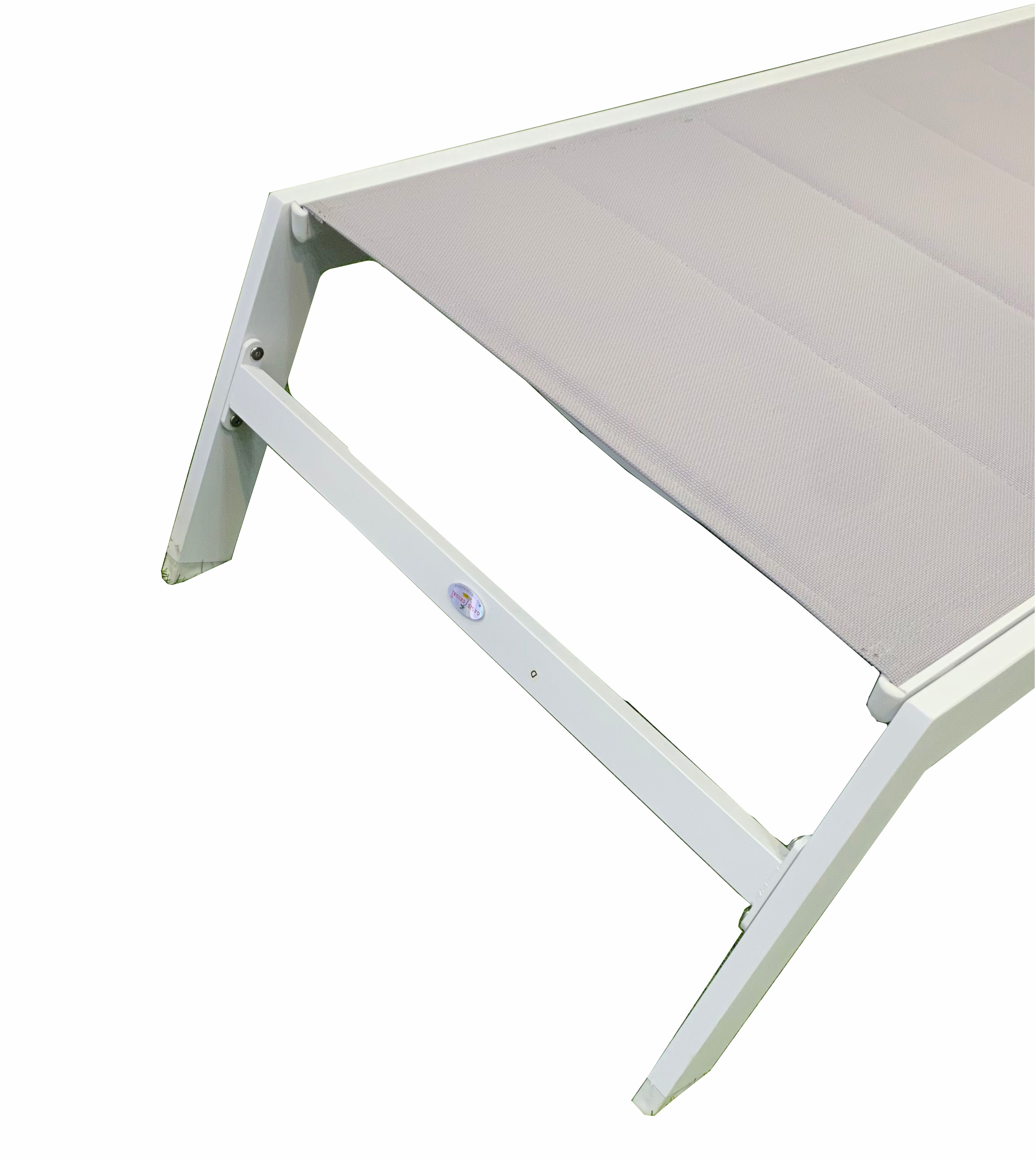 White Color Aluminum Sun Lounger