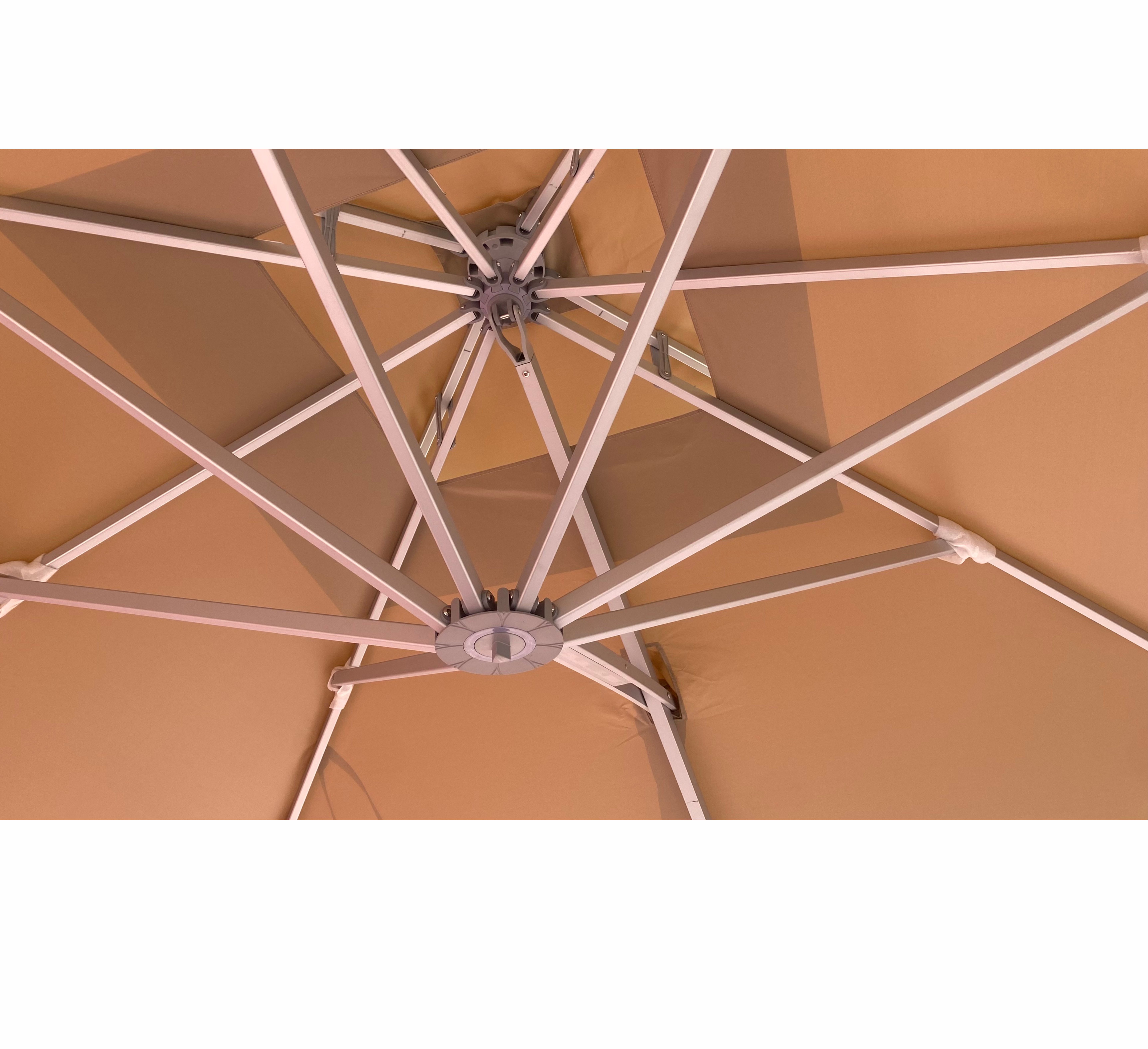 3.5X3.5M Hydraulic Umbrella With 220kg Wheels Base & 2 Years Warranty