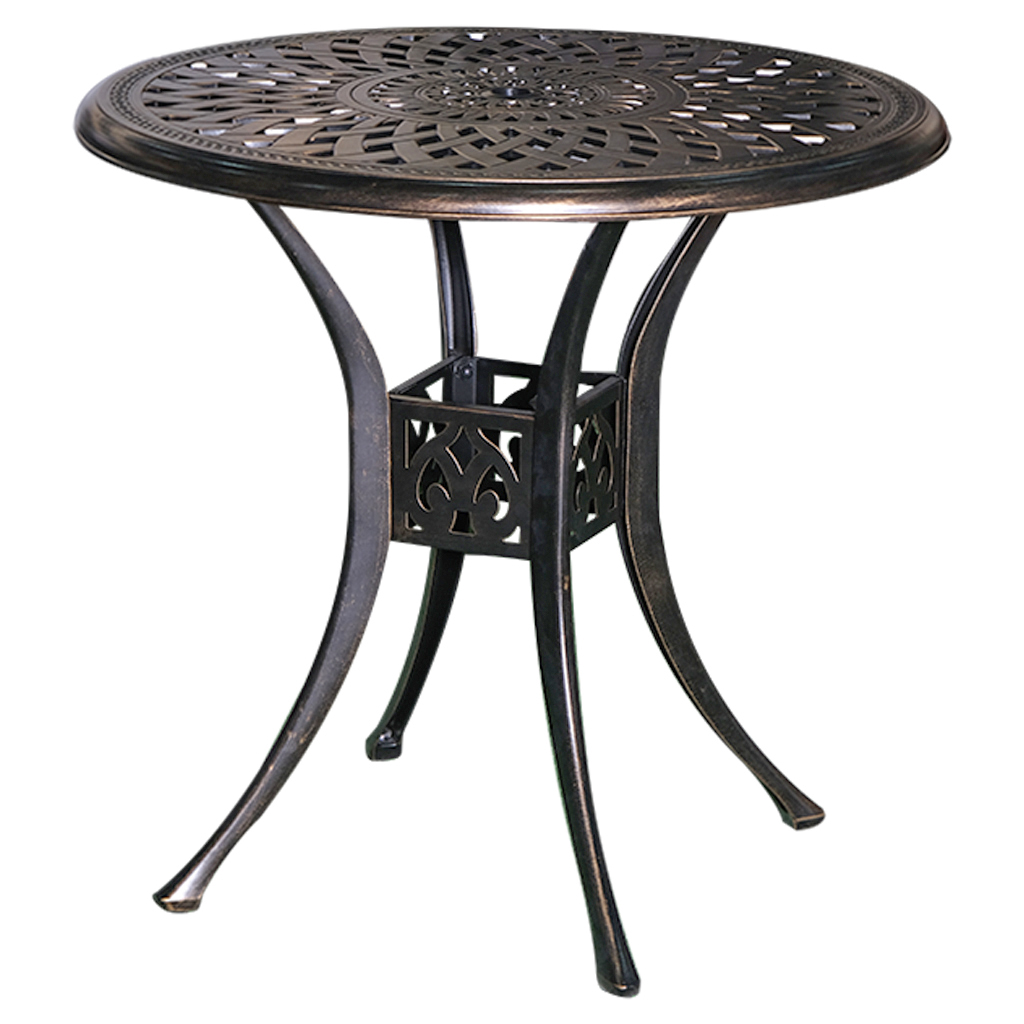 Cast Aluminum Brown Color Dining Set With 5 Years Warranty