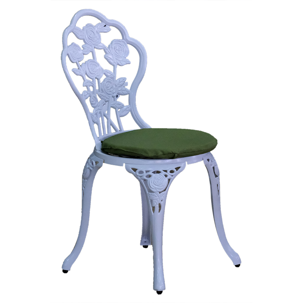 Cast Aluminum White Balcony Set