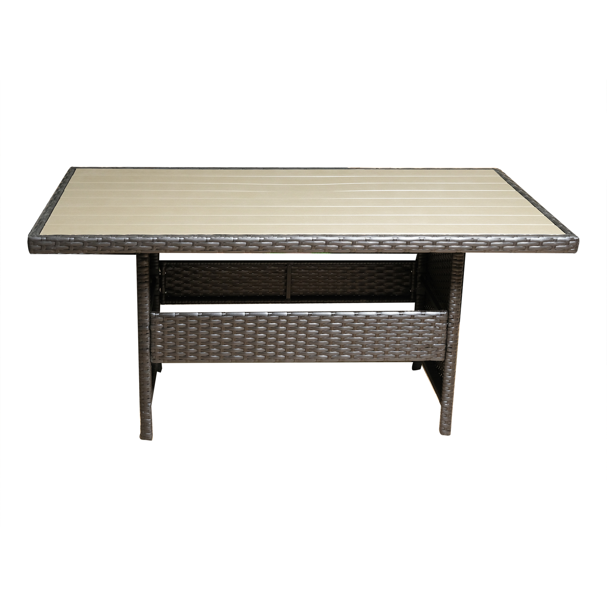 Rattan L-Shape 8 Seater Lounge Set