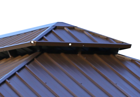  6*3.65 Meter Metal Top Gazebo With Mosquito net and Curtain (5 Year Warranty)