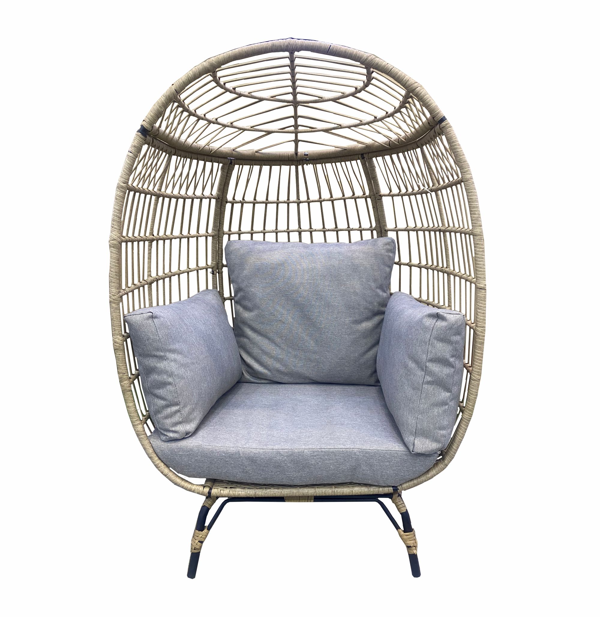 Egg Chair Grey Color with Grey Cushion 