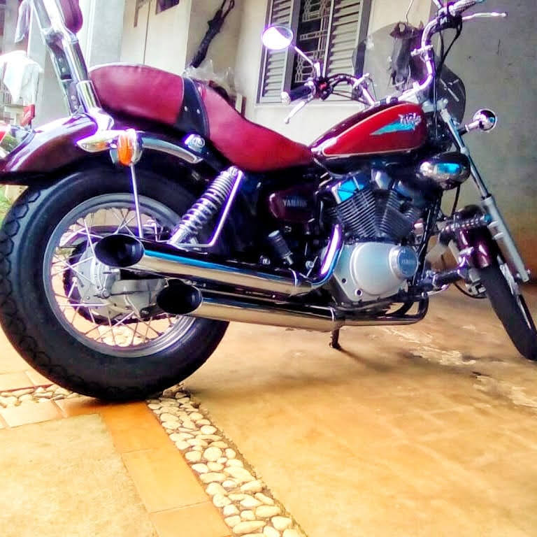 Escapamento Virago 250 3" CH LAT Cromado