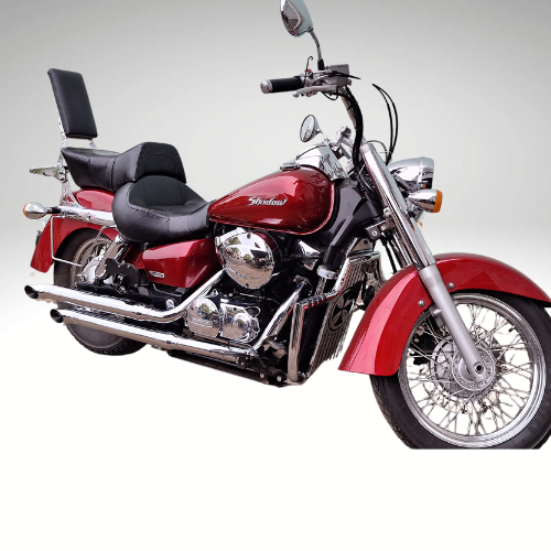 Escapamento SHADOW 750 PATA DE VACA Cromado 