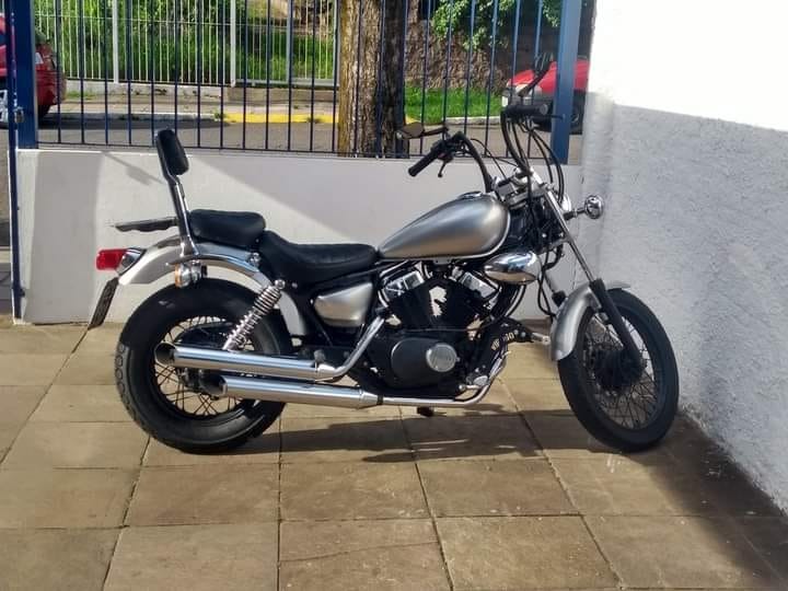 Escapamento Virago 250 3" CH LAT Cromado