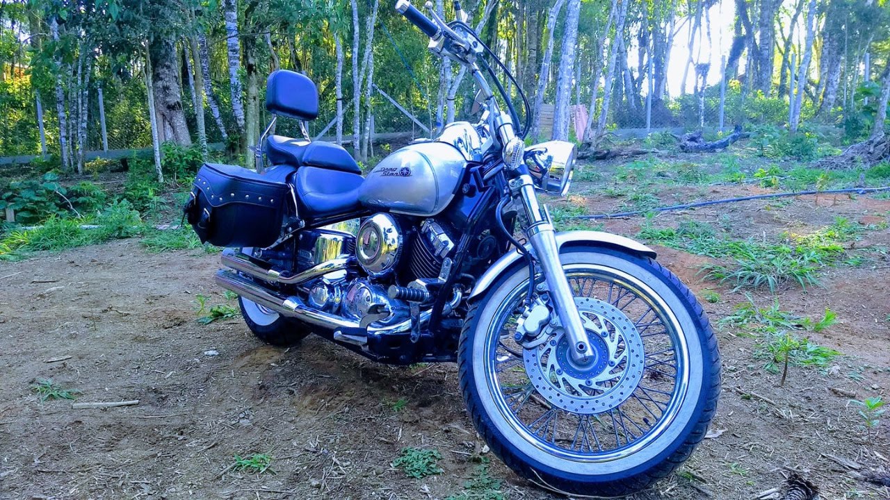 Escapamento Drag Star 650 CH LAT Cromado