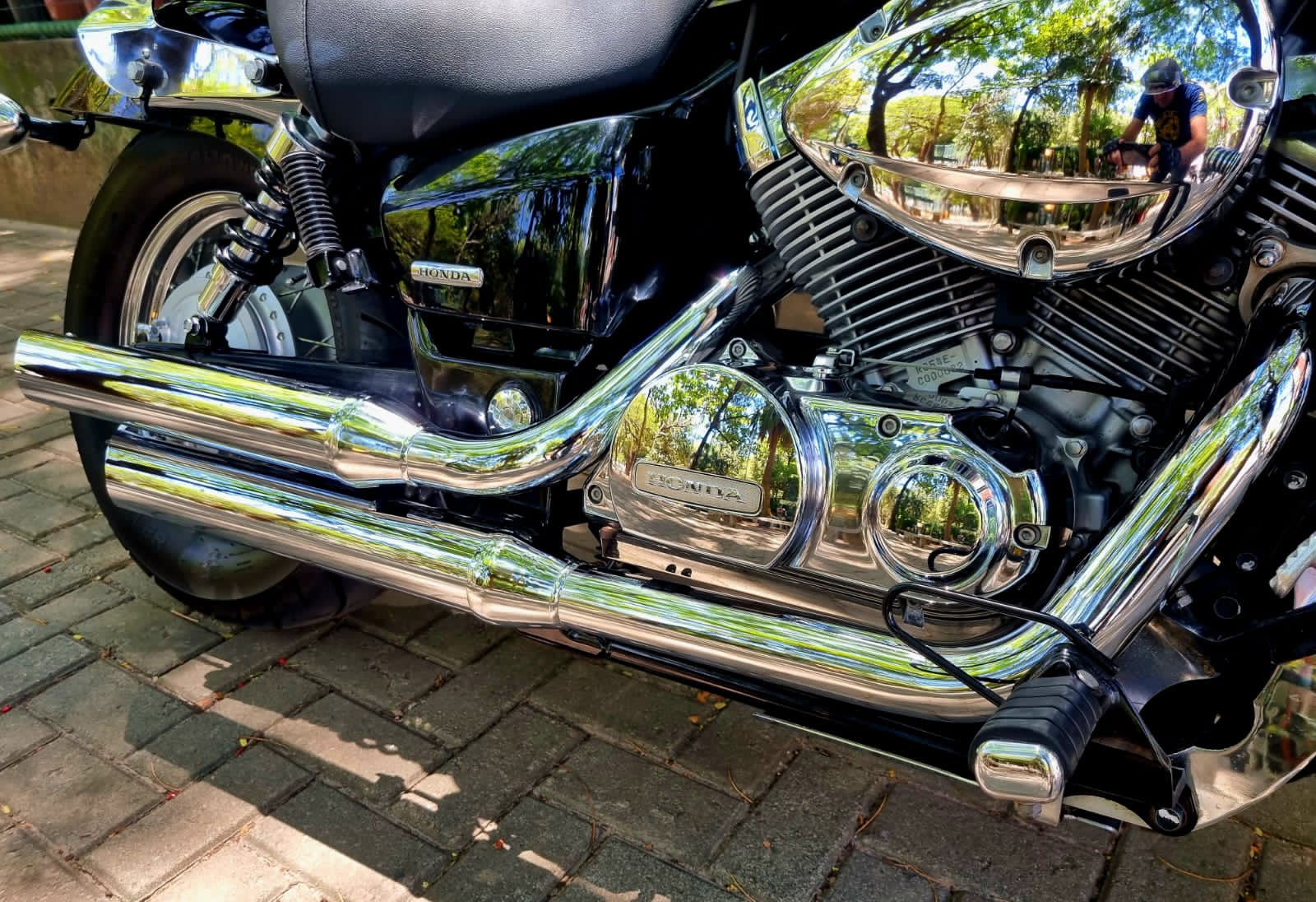 Escapamento Shadow 750 3" CH LT 