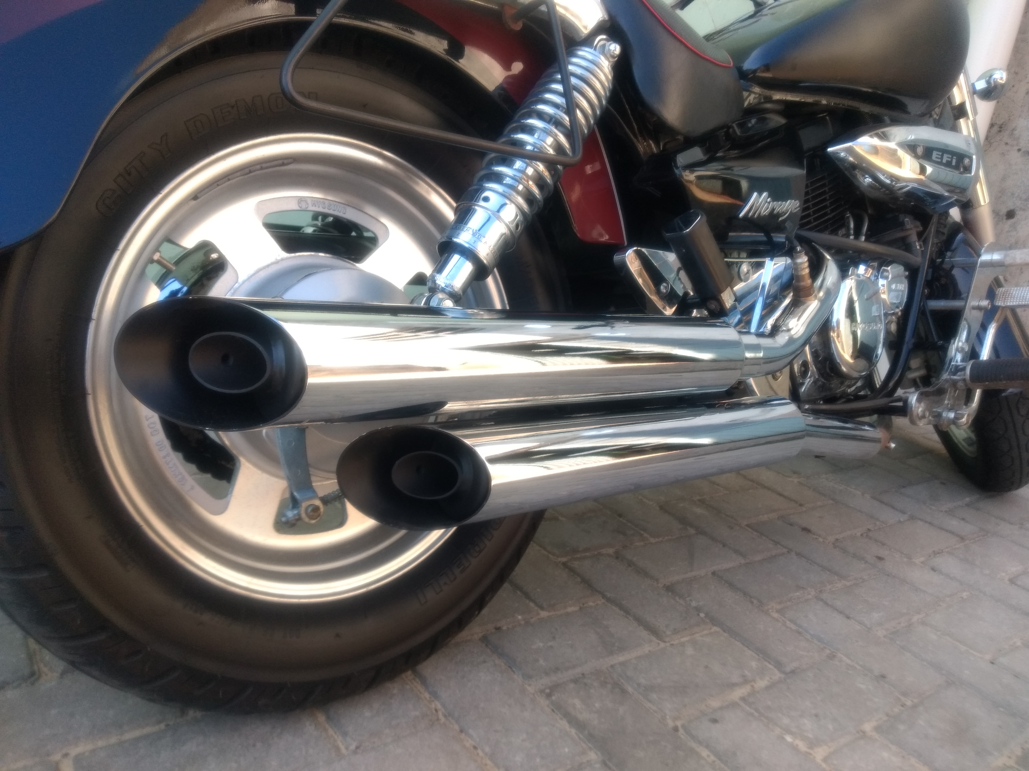 Escapamento Mirage 250 CH LAT Cromado 