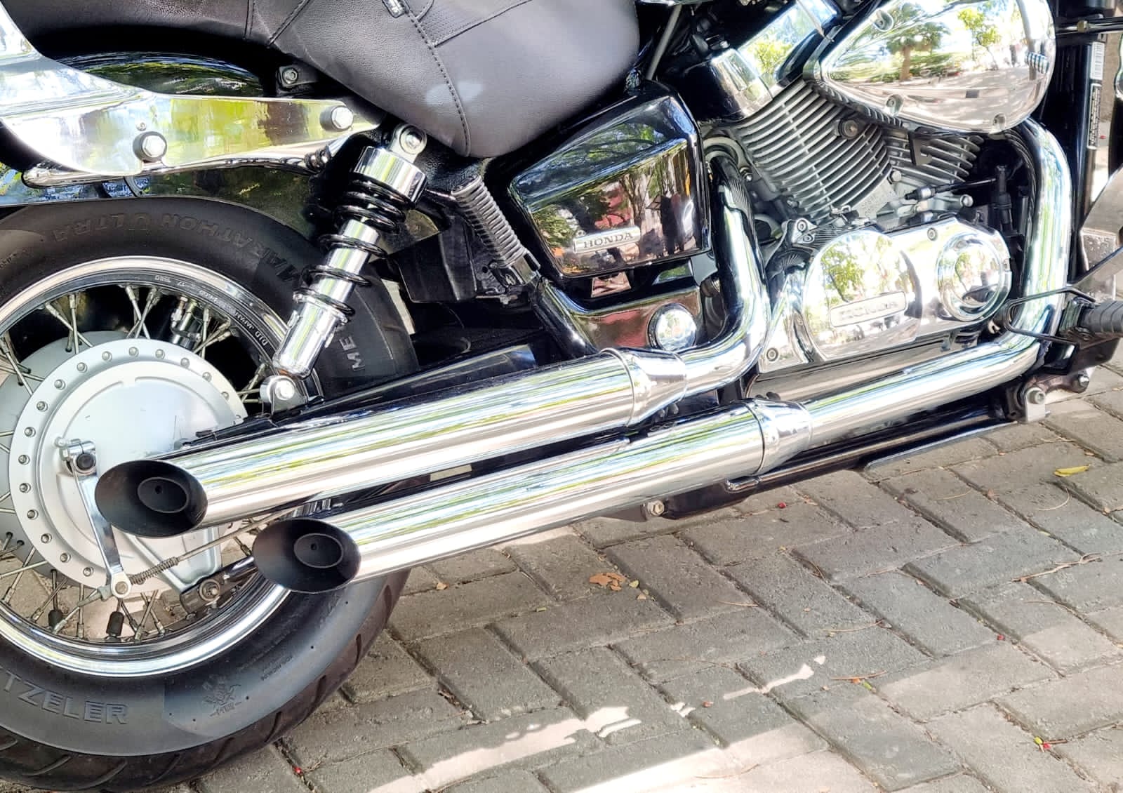 Escapamento Shadow 750 3" CH LT 