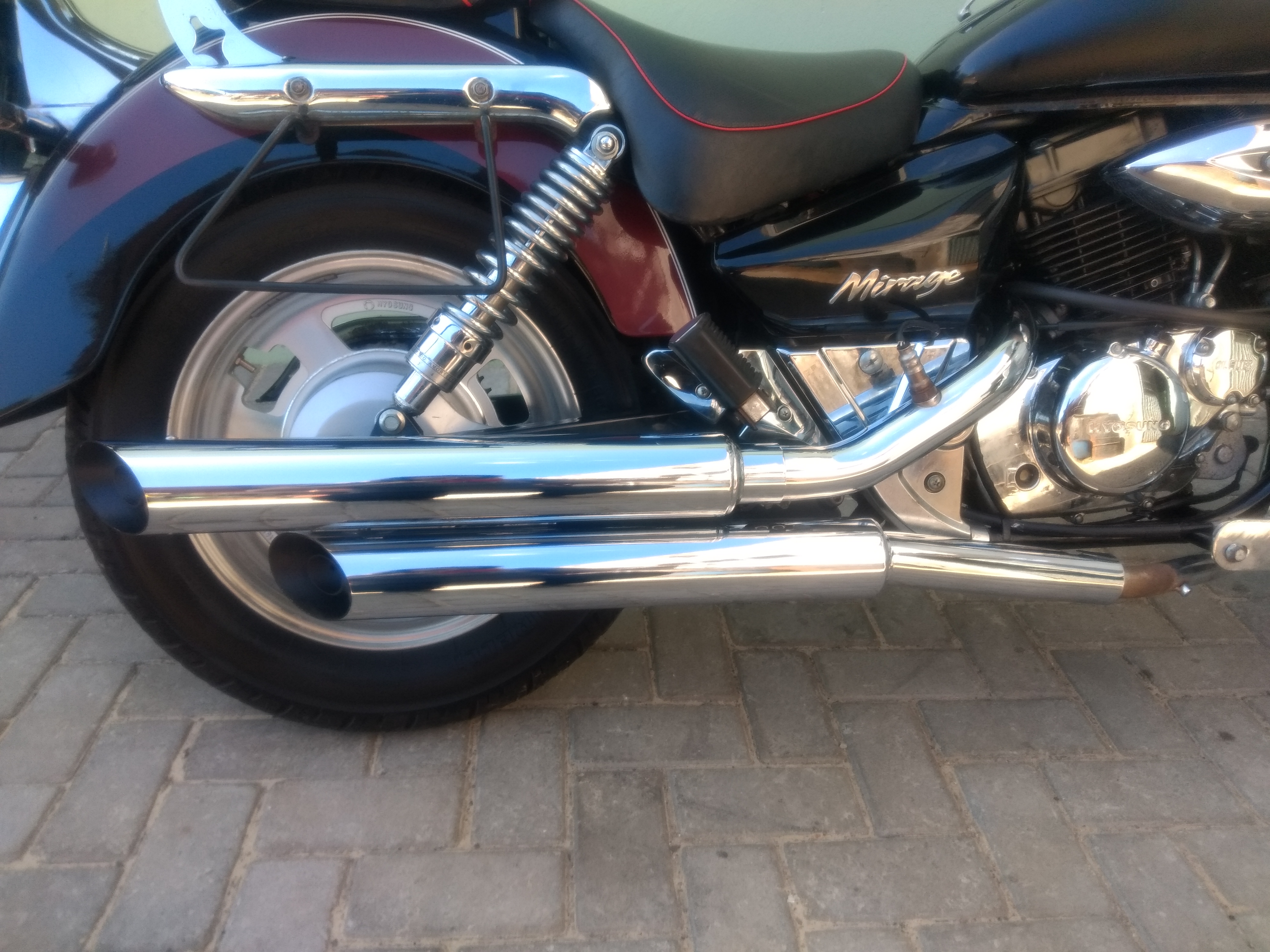 Escapamento Mirage 250 CH LAT Cromado 