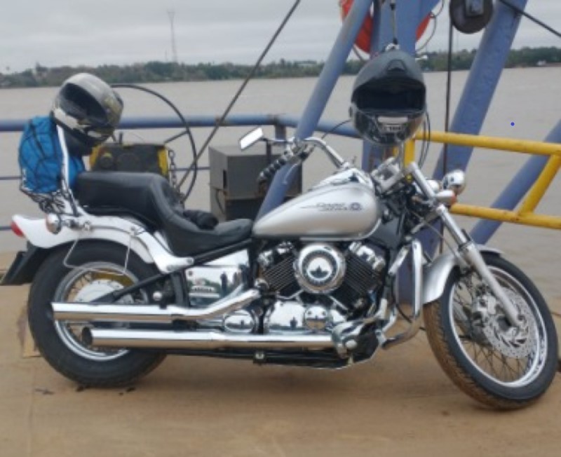 Escapamento Drag Star 650 CH LAT Cromado