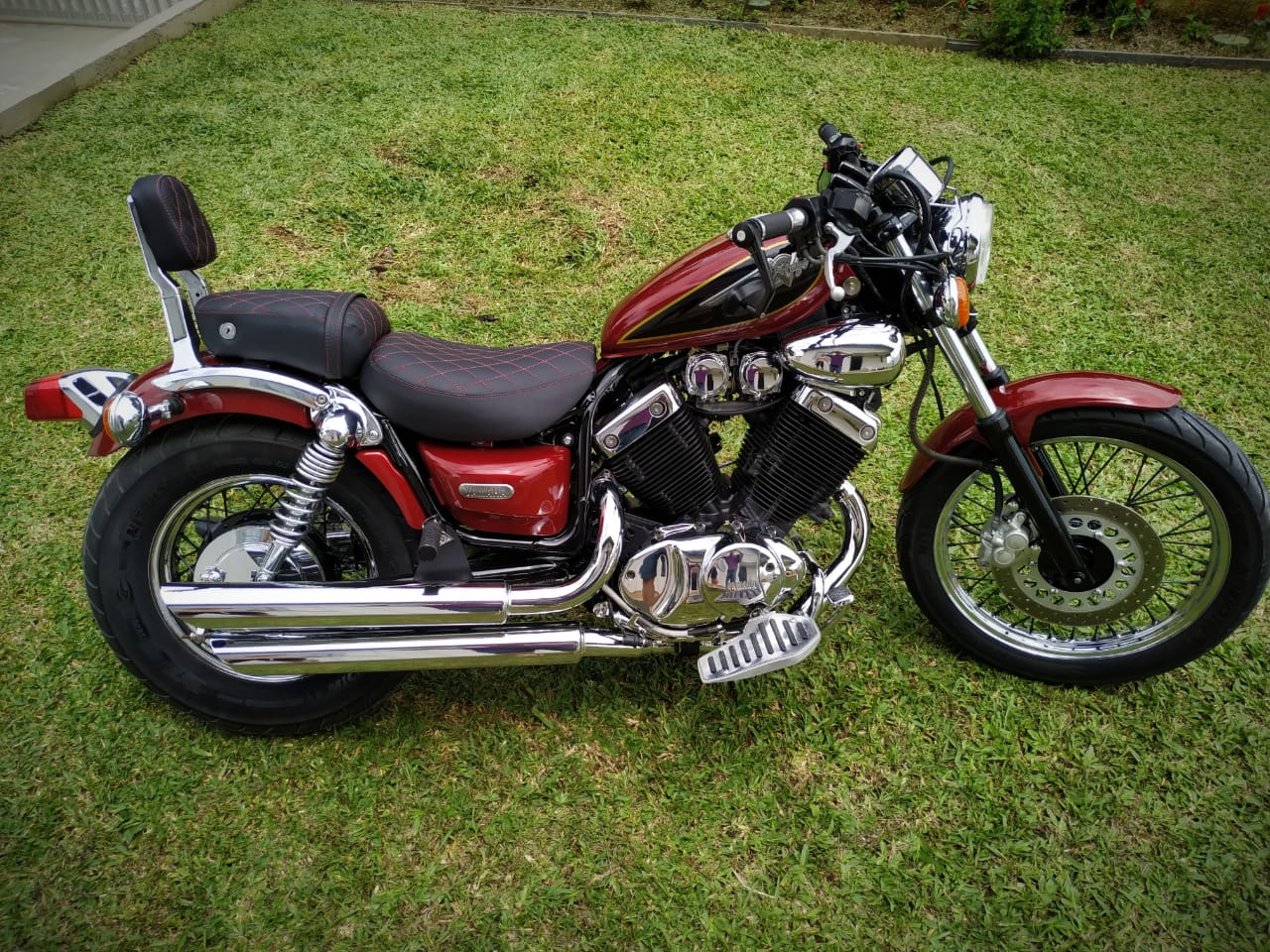 Escapamento Virago 535 3" CH BX Cromado