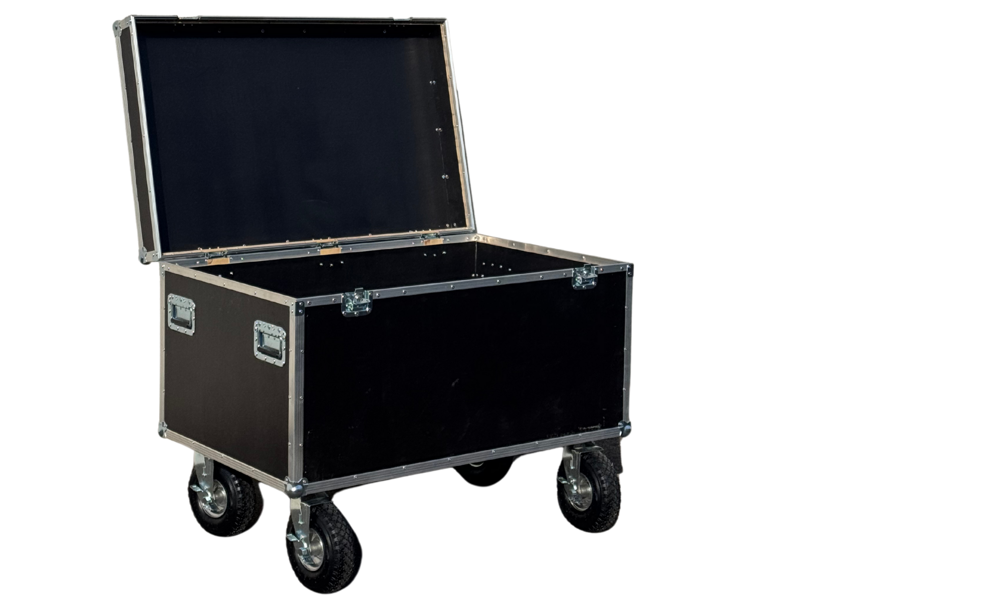 Splitbooth, flightcase, lights