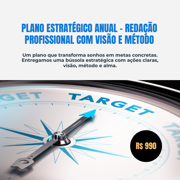 Plano Estratégico Anual – Redação Profissional com Visão e Método