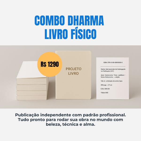 Combo Dharma Livro Físico