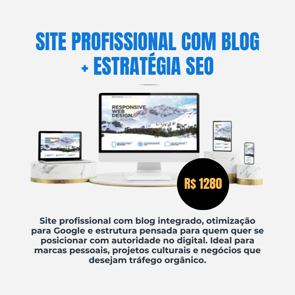 Site Profissional com Blog + Estratégia SEO
