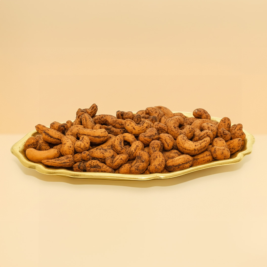 Roasted spiced cashews