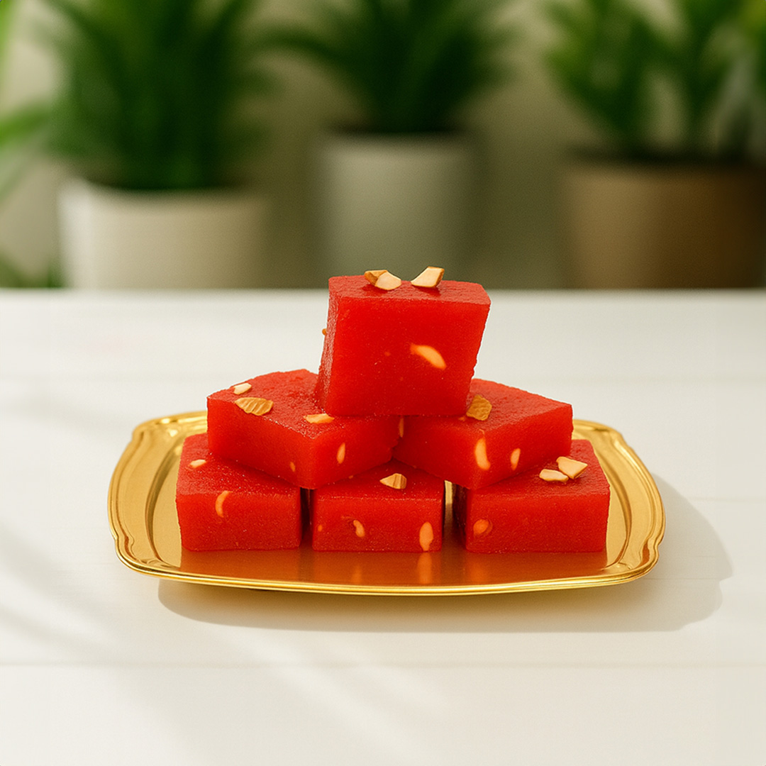 Cashew Watermelon Barfi