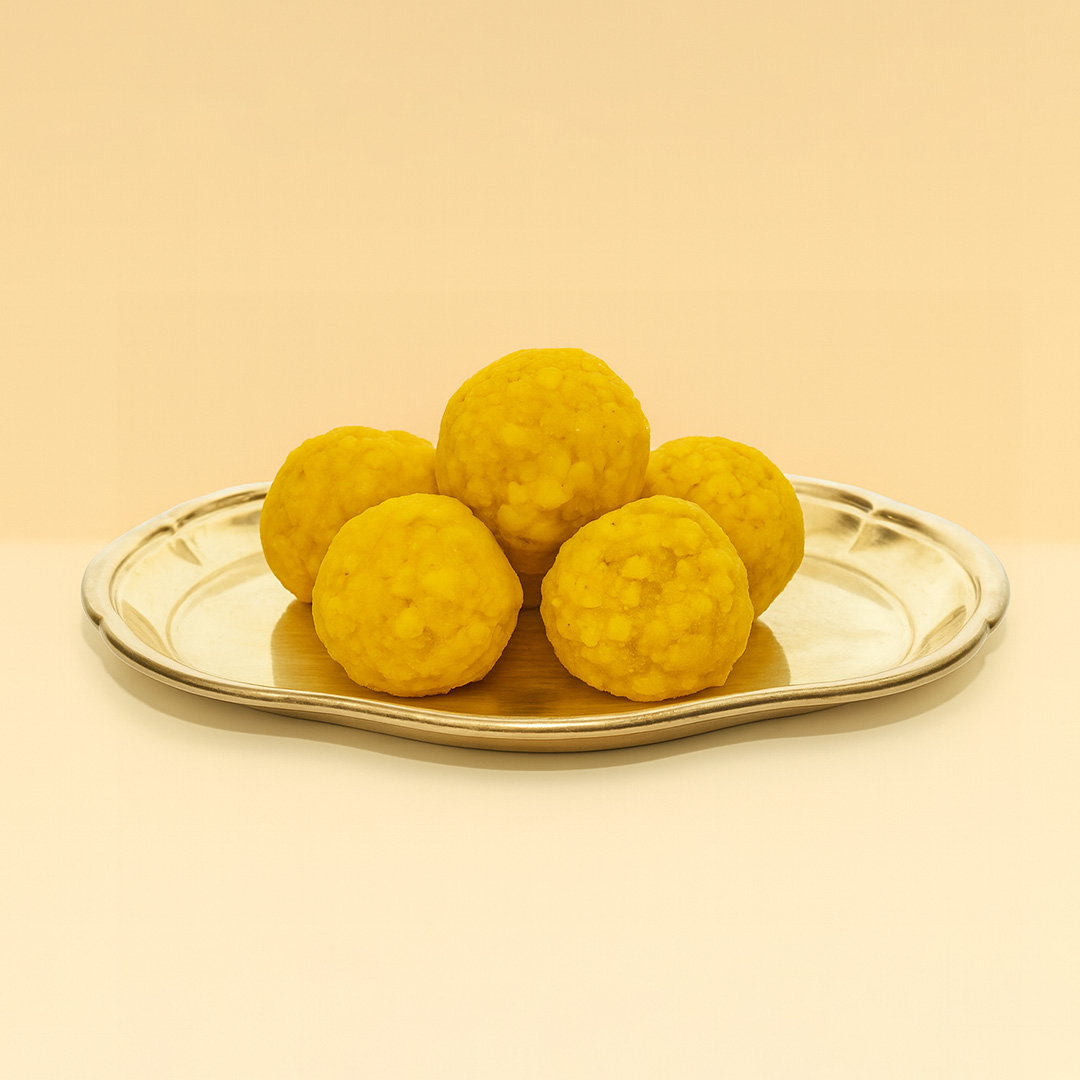 Traditional Indian Motichoor Ladoo